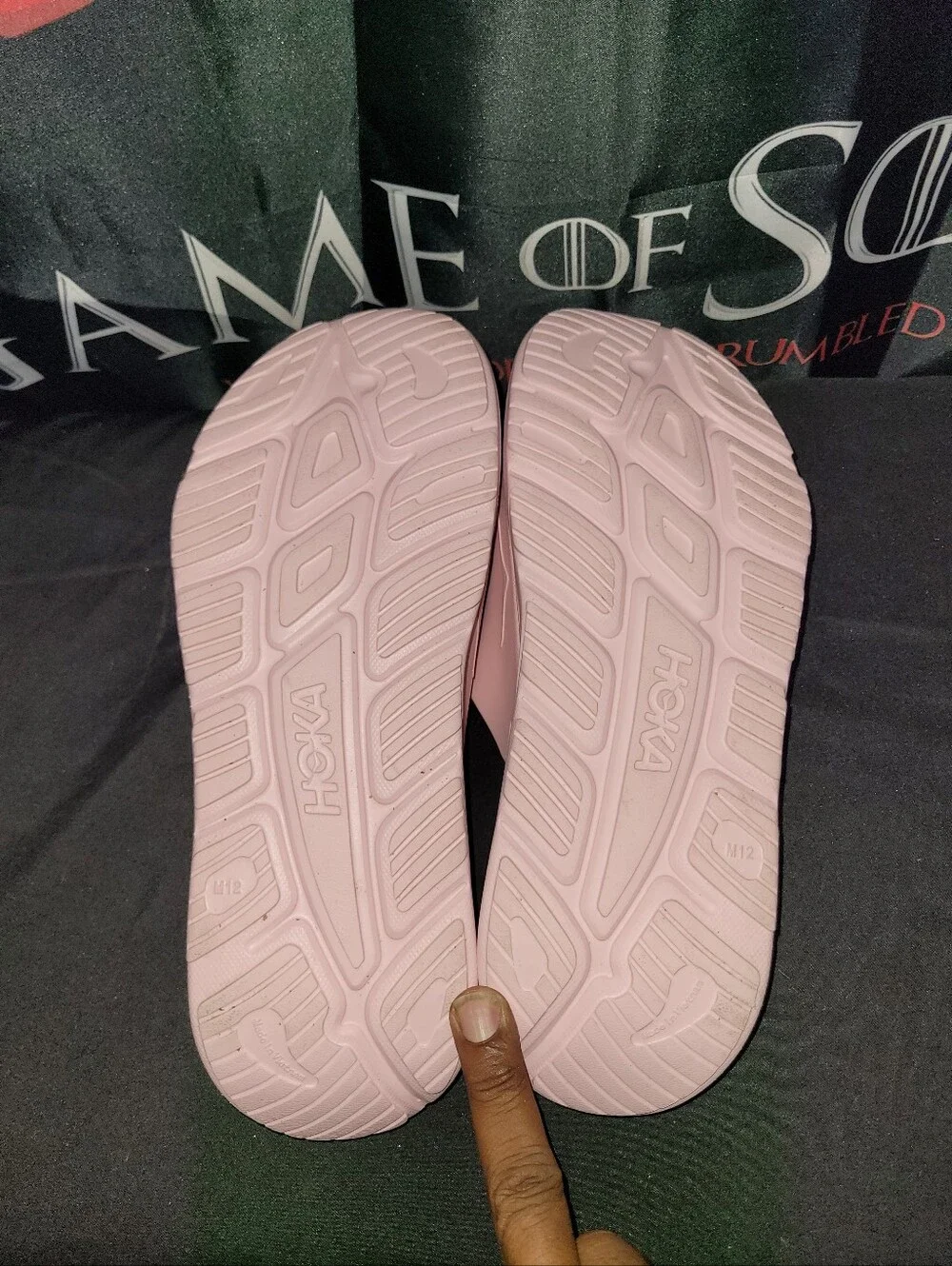 Hoka One One Pink Slide Sandals - Lightweight Comfort